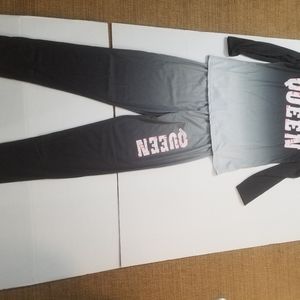 Kids street wear casual pant and shirt set